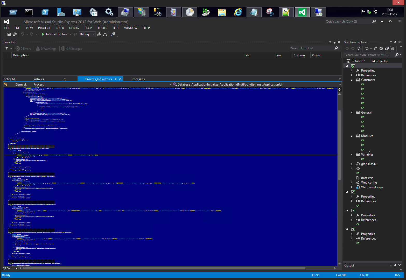 visual studio express 2012 deep blue lake.png