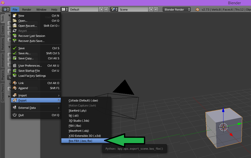 blender import ascii fbx to unity 06.png