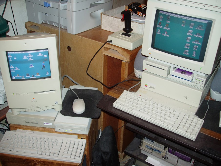 Apple IIGS connected to Mac Color Classic IIGS with CC.JPG
